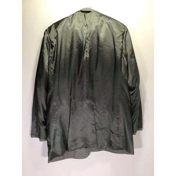 Burberry London Men's Gray Glen Plaid Wool Sport Coat Blazer Jacket Sz 43R USA - Picture 9 of 16
